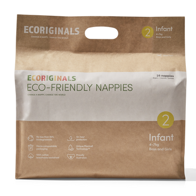 Ecoriginals Eco-Friendly Nappies Infant (4-7 kg)