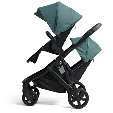 Edwards & Co Olive Pram + Second Seat (Sage Green) and Free Carry Cot Valued at $299