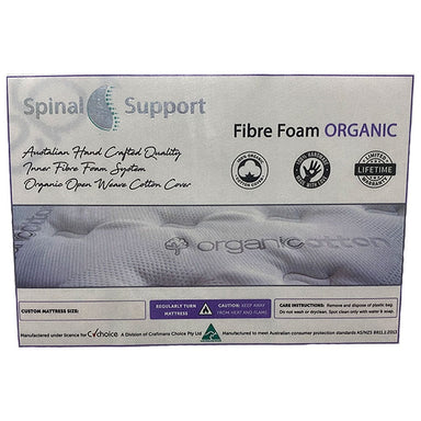 Spinal Support Fibre Foam Organic Mattress SET For Cocoon Nest