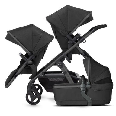 Silver Cross Wave Pram, Carrycot and Second Seat Onyx