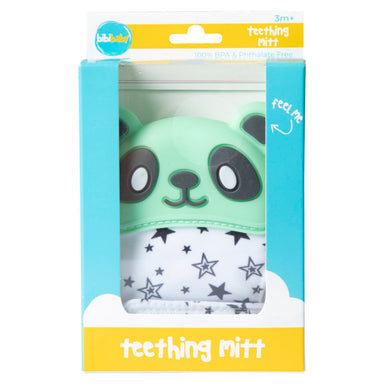 BibiBaby Bibimit Teething Mitt 3M+ Mint Panda