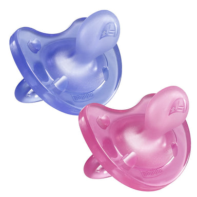 Chicco Physio Soft 6-16m Soother Pink 2 Pack