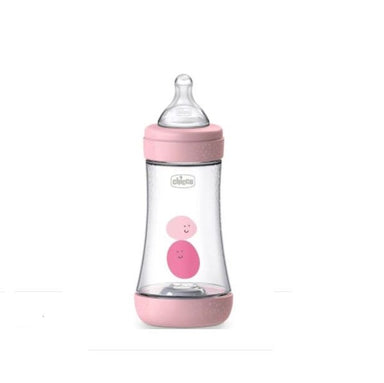 Chicco Perfect5 Bottle Medium Flow 240ml 2m+ Pink