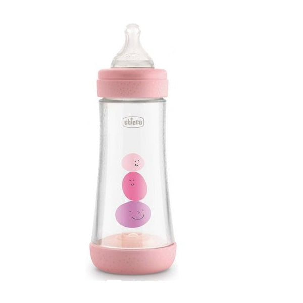 Chicco Perfect5 Bottle Fast Flow 300ml 4m+ Pink