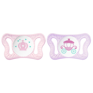 Chicco Soother Physio Micro 0-2M 2Pack Pink