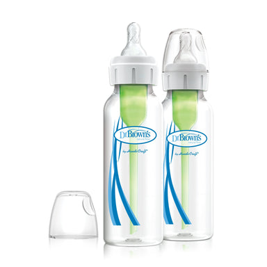 Dr Browns Options+ Narrow Neck 250ml Feeding Bottle 2 Pack