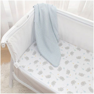 Living Textiles 2-pack Jersey Cradle/Co Sleeper Fitted Sheet - Mason
