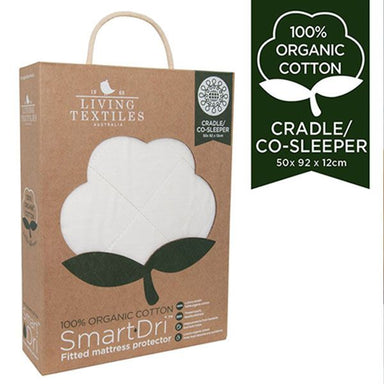 Living Textiles Organic Smart-Dri Cradle/Co-Sleeper Mattress Protector