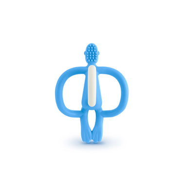 MatchStick Monkey Teething Toy And Gel Applicator Baby Blue